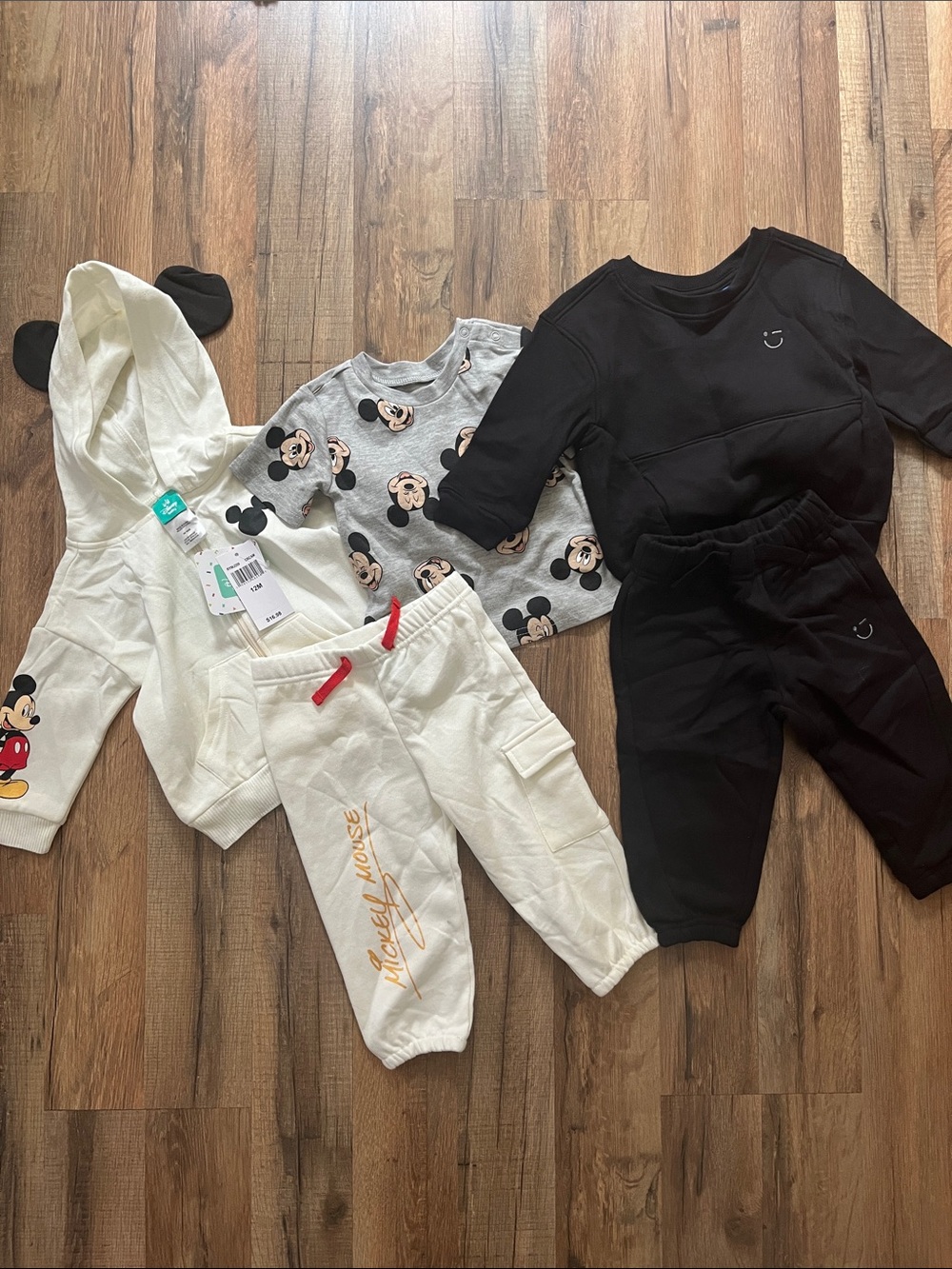 Disney Kids 3-Piece Mickey Set and Black Sweat Suit